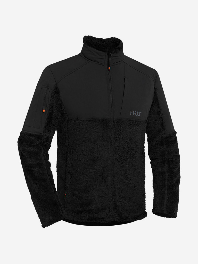 Кофта мужская HUT BORON на молнии для охоты, черная