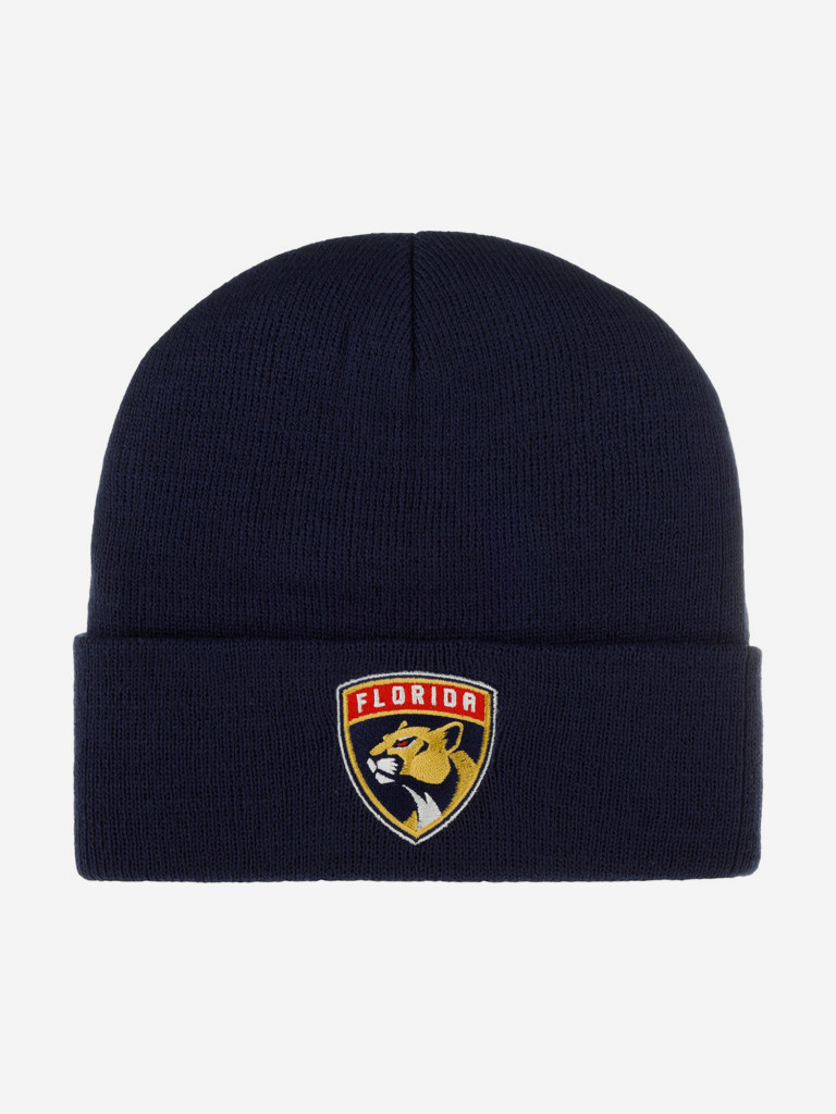Шапка с отворотом AMERICAN NEEDLE 21019A-FLP Florida Panthers Cuffed Knit NHL (синий)
