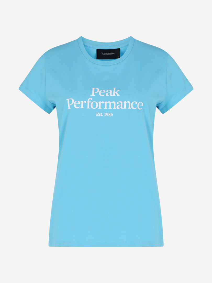 фото Футболка женская peak performance original tee, синий