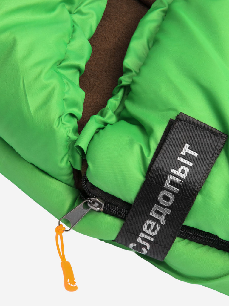 Спальный мешок с капюш СЛЕДОПЫТ, 185+35х90 см (+/-5%),утеп термоф 800 г/м2, до -40°С