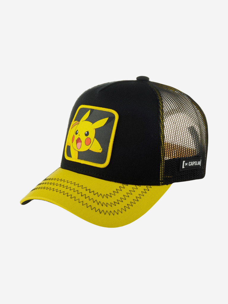 Бейсболка с сеточкой CAPSLAB CL/PKM2/1/PIK6 Pokemon Pikachu (желтый)