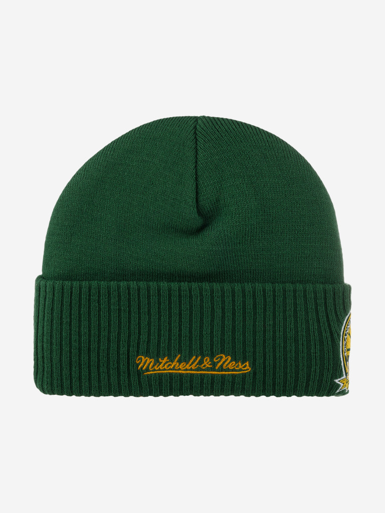 Шапка с отворотом MITCHELL NESS KTCFMM21153-SSUGREN Seattle Supersonics NBA