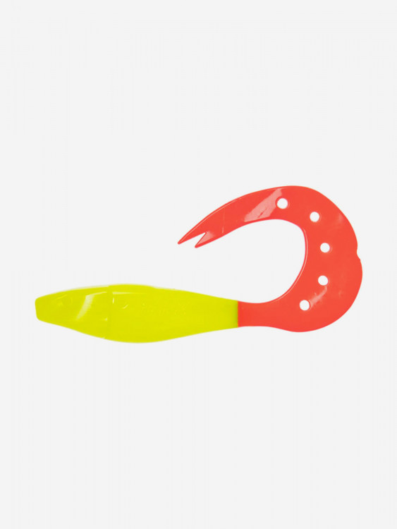 Мягкая приманка Helios Kasandra, 4,29'' / 10,9 см, Acid lemon & Red, 100 шт (HS-34-029-N)