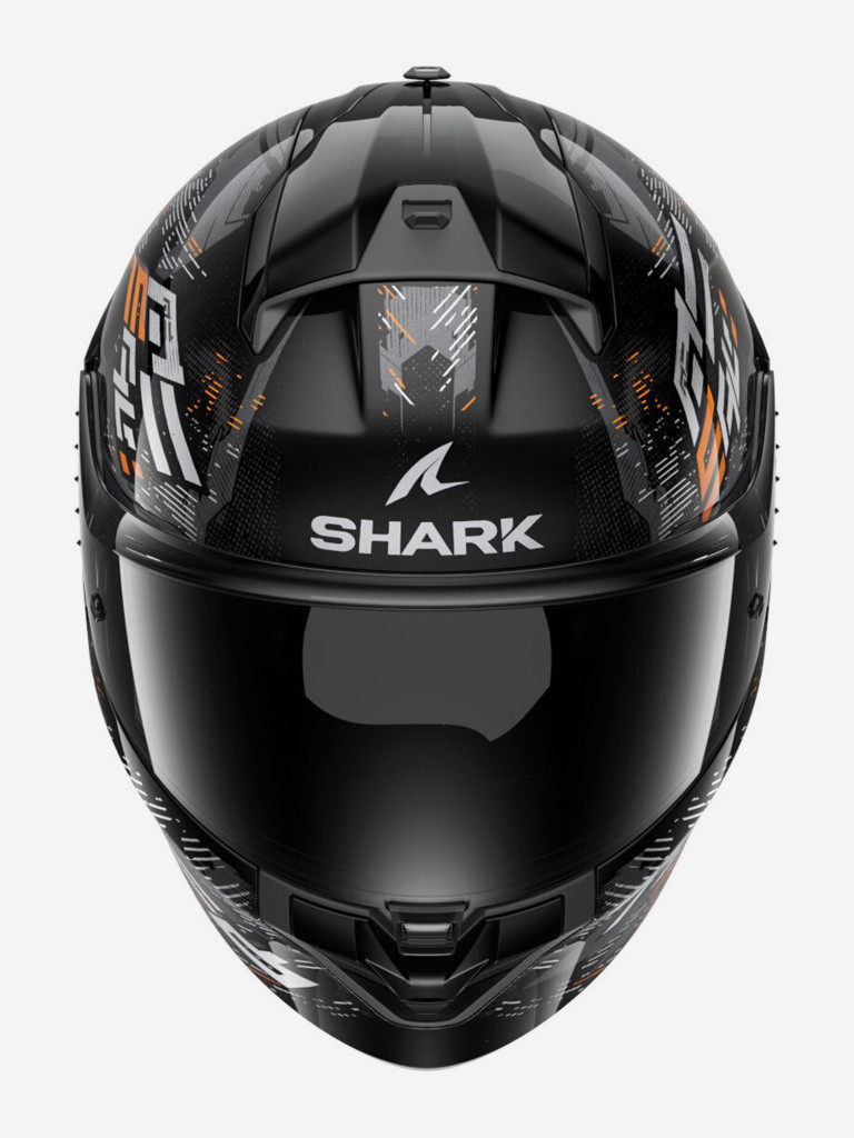 Мотошлем интеграл Shark RIDILL 2 MOLOKAI Black/Silver/Orange