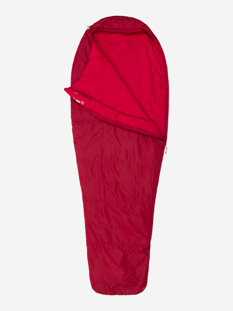 Спальный мешок Marmot Nanowave 45 +10 Long левосторонний, Красный