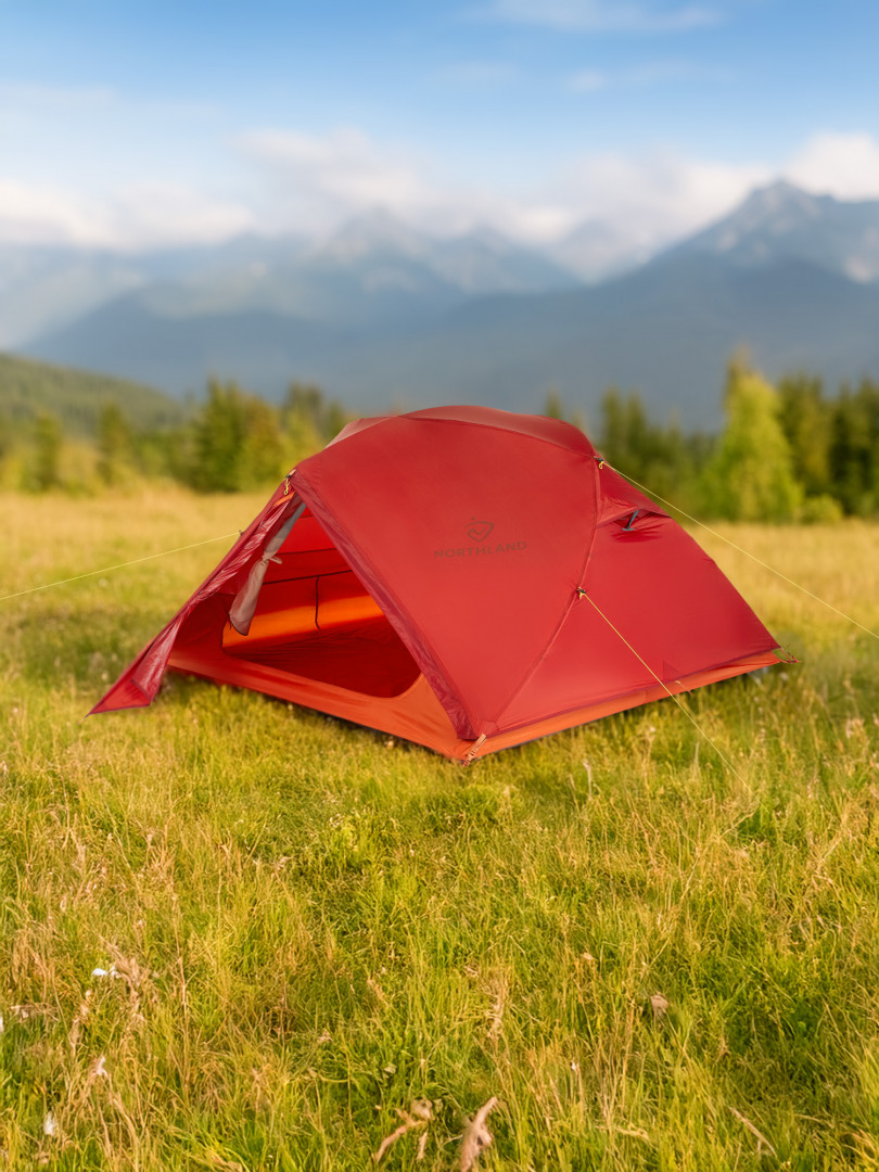 Палатка 3-местная Northland Treeline 3 Оранжевый 12599₽