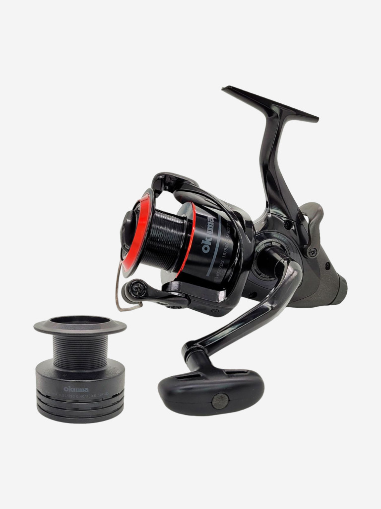 okuma ceymar baitfeeder 355 Custom Black CBBF-355 Fishing Reel  MatchFishing disc Carbonite drag washers and 7BB+1RB stainless steel bearings OKUMA CEYMAR BAITFEEDER CMBF-355
