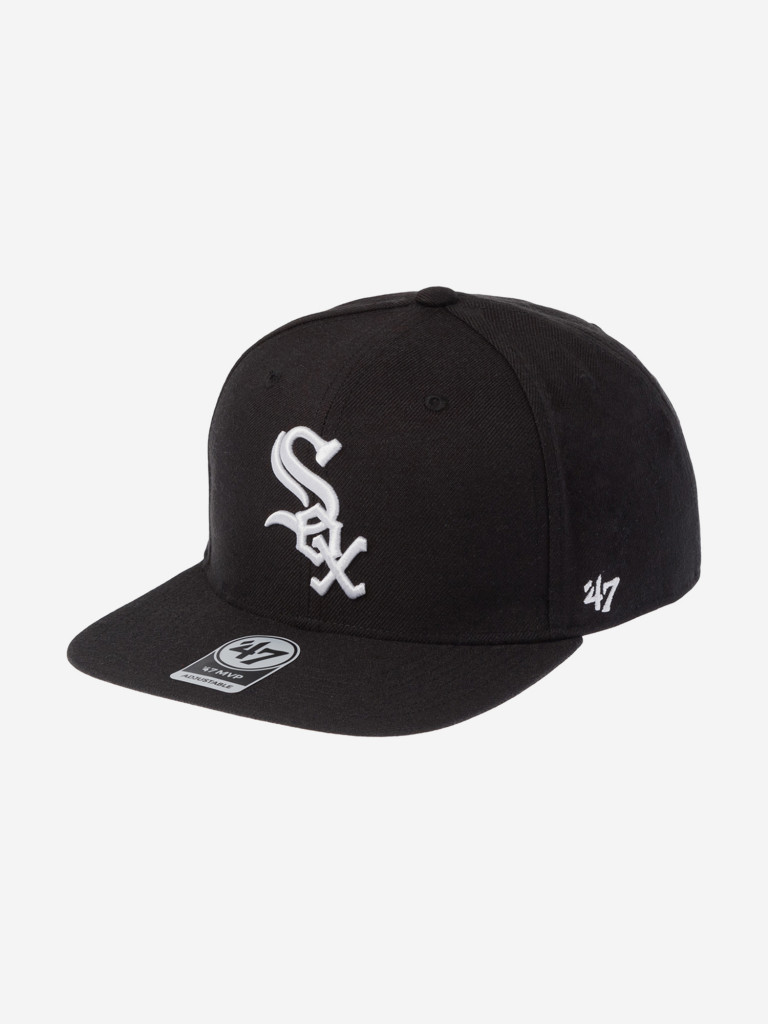 Бейсболка с прямым козырьком 47 BRAND B-SRS06WBP-BKA Chicago White Sox MLB