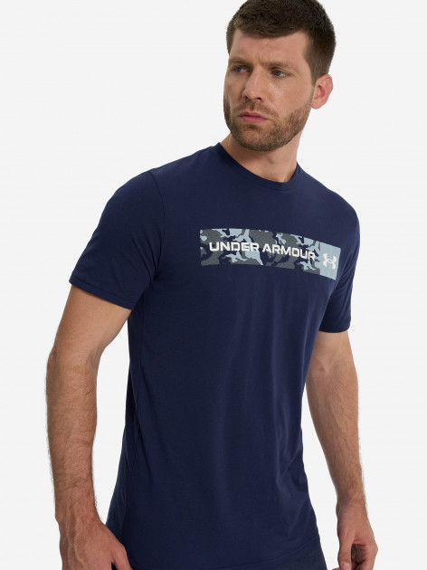 Футболка мужская Under Armour Camo Chest Stripe арт. 1376830 темно ...