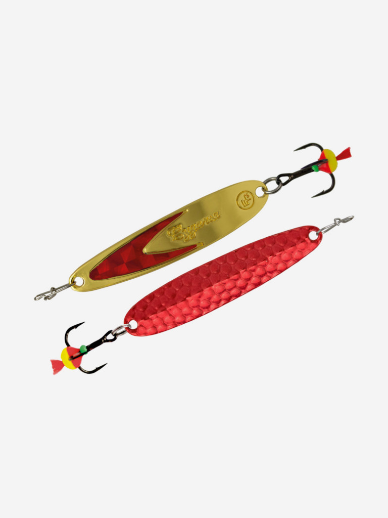 Блесна вертикальная ECOPRO Судачья красный флекс, 60мм, 10г, Rb/GRF