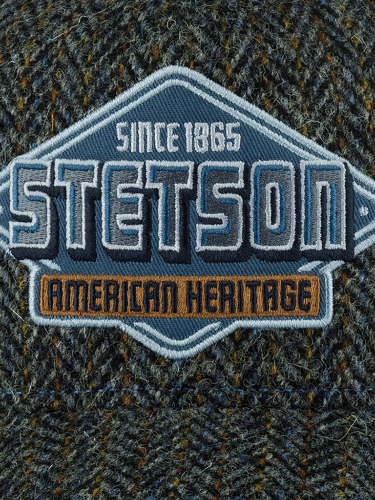 Бейсболка с сеточкой STETSON 7760501 TRUCKER CAP HARRIS TWEED (серый)
