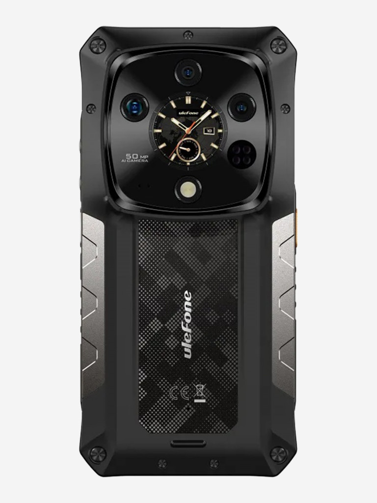 Смартфон Ulefone Armor 28 Ultra 16+1TB Black, 6.67”, AMOLED, FHD+, 1.04” 340x340, MTK9300+, Андроид 15, 50+50+64, 50, 10600mAh, 5G, uSmart
