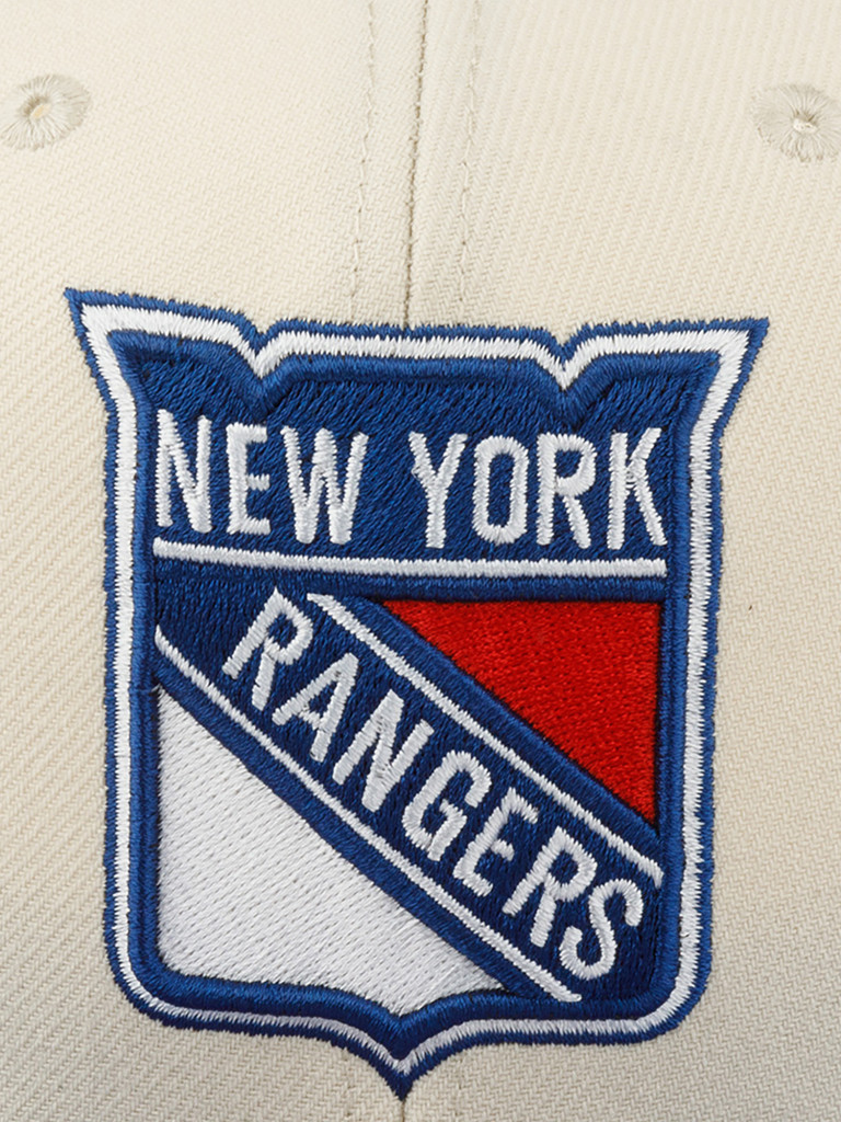 Бейсболка с прямым козырьком MITCHELL NESS 6HSSSH22085-NYAOFWH New York Rangers NHL (белый)