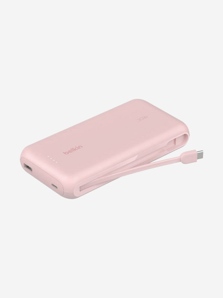 Внешний аккумулятор Belkin BoostСharge Power Bank 20000mAh 30W со встроенным кабелем USB-C