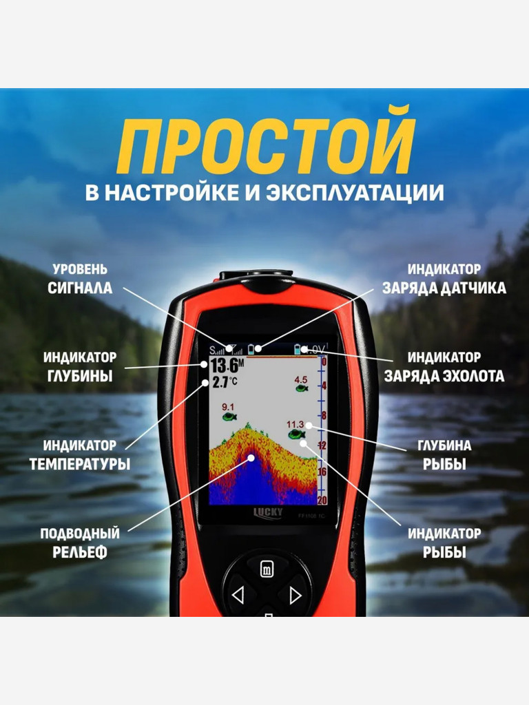 Эхолот Lucky FF1108-1CWLA