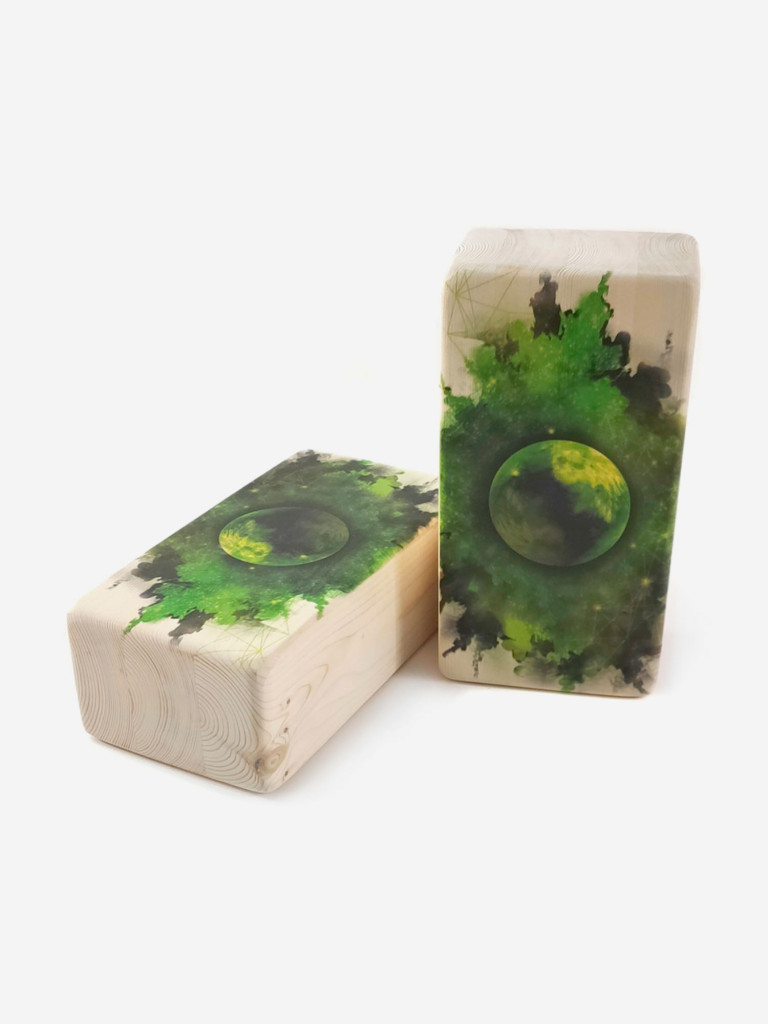 Кирпич для йоги Earth Elements Collection, 23 см х 11 см х 8 см йога блок, 2 шт