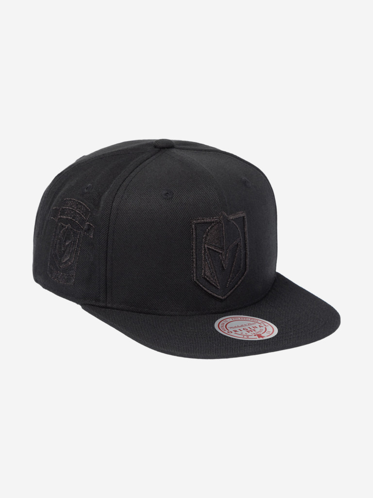 Бейсболка с прямым козырьком MITCHELL NESS HS10998-VGKBLCK Vegas Golden Knights NHL (черный)