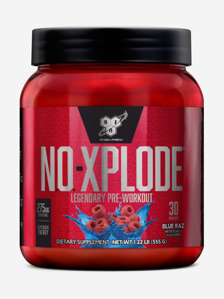 Предтренировочный комплекс BSN NoXplode 3.3, 555 г, Ежевика