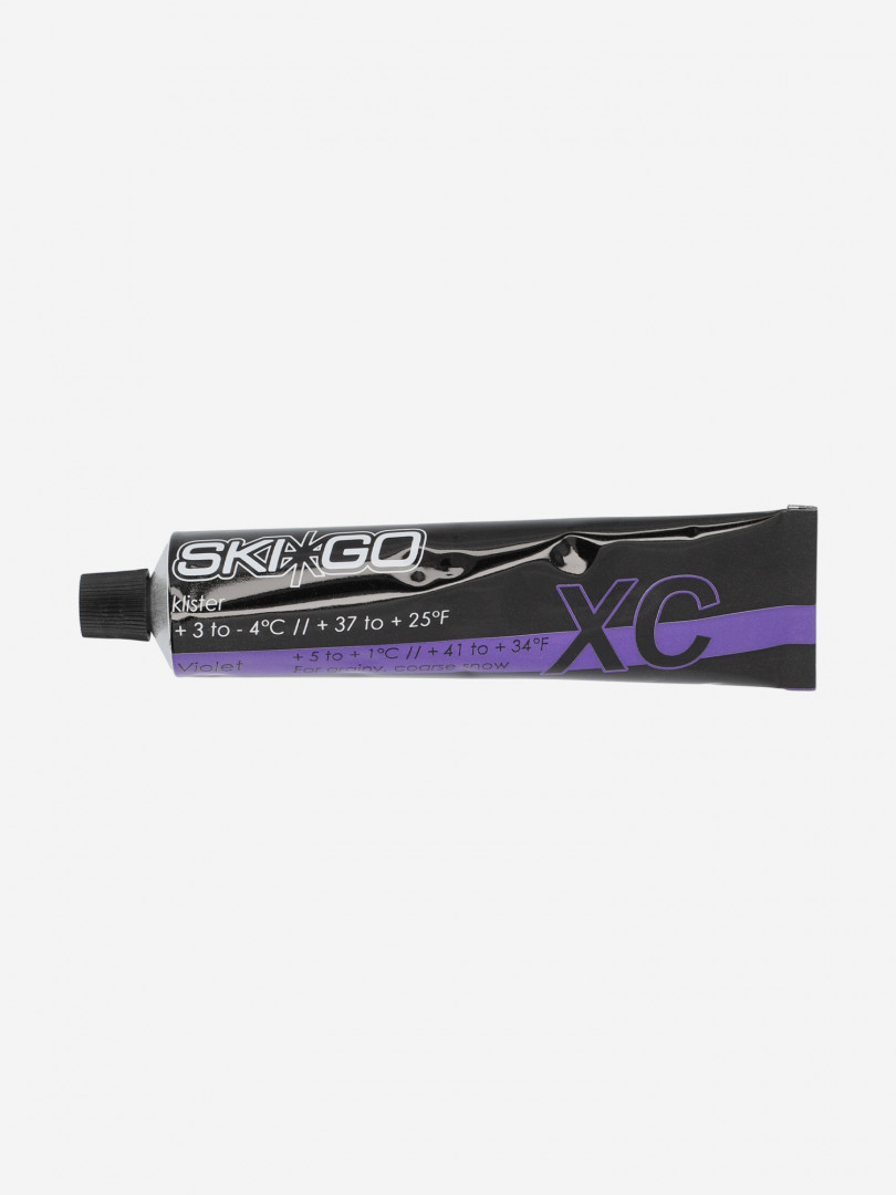 фото Клистер ski go xc klister violet +3/-4, 60 г, черный