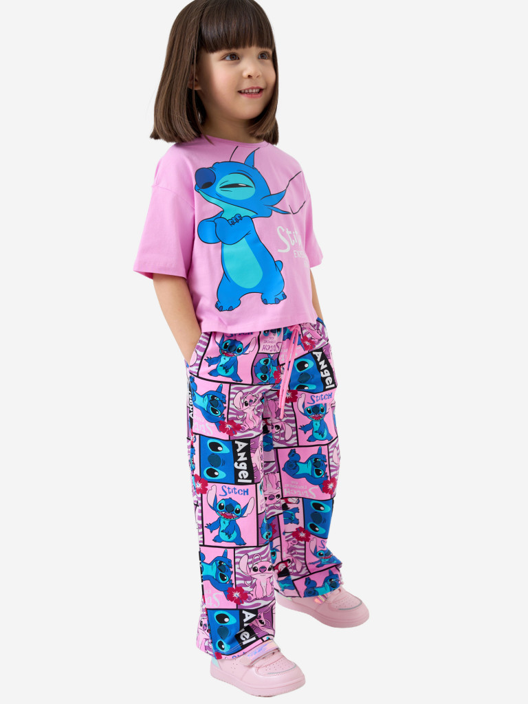 Комплект для девочек: футболка, брюки PlayToday