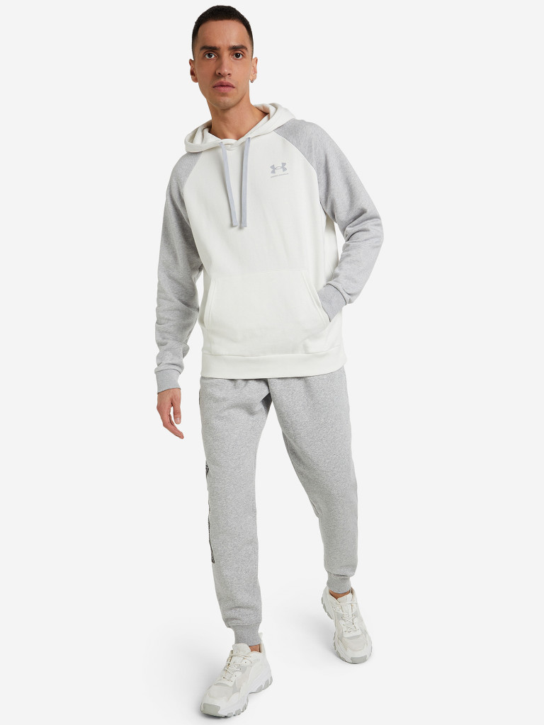 Under armour rival colorblock hot sale hoodie