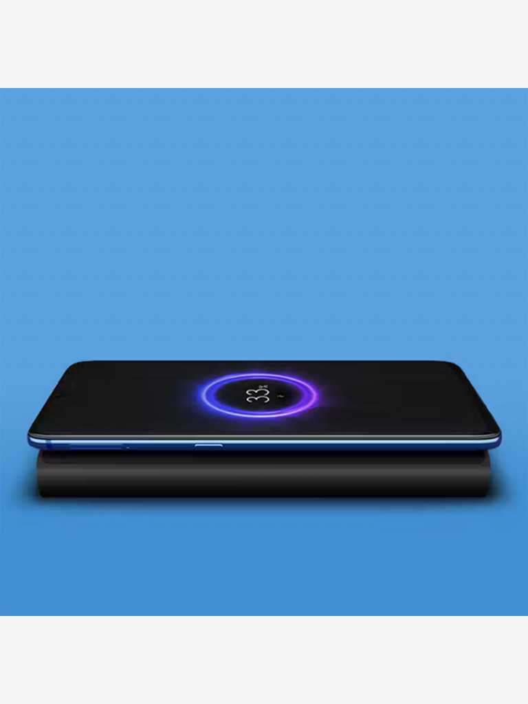 Внешний аккумулятор с беспроводной зарядкой Xiaomi Wireless Power Band 10 000 Mah WPB15PDZM черный
