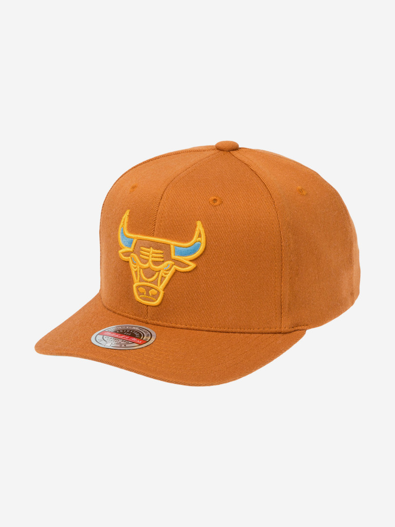 Бейсболка MITCHELL NESS HHSSINTL1507-CBUBROW Chicago Bulls NBA (коричневый)