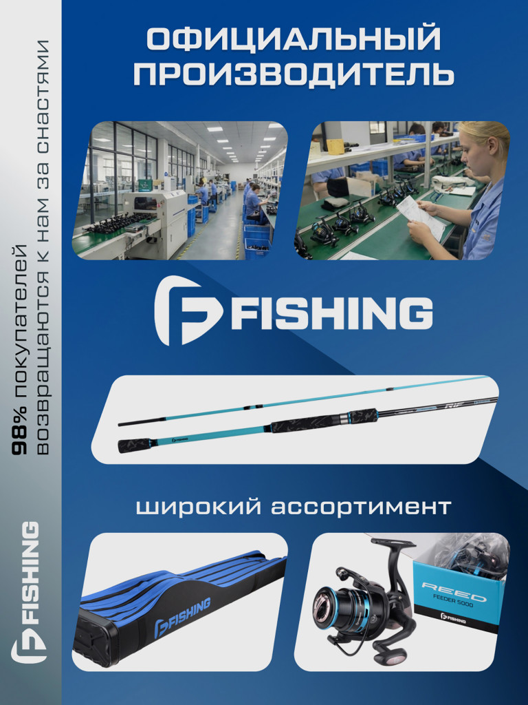 Чехол F-FISHING для 2х удилищ с катушками полужесткий 165см
