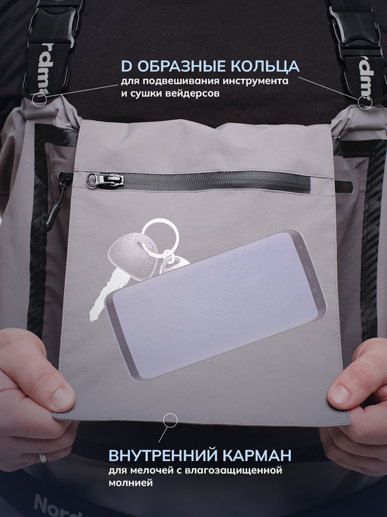 Вейдерсы мужские мембранные Nordman Pro-3 с носком