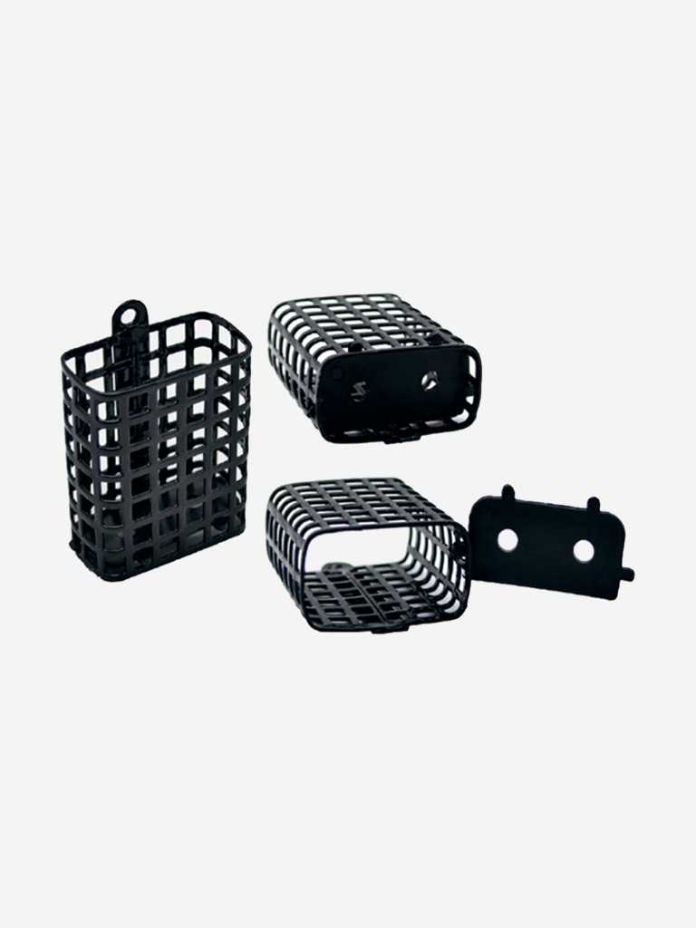 Кормушка ECOPRO фидерная металлическая плоская черная 20 г. (10 шт)