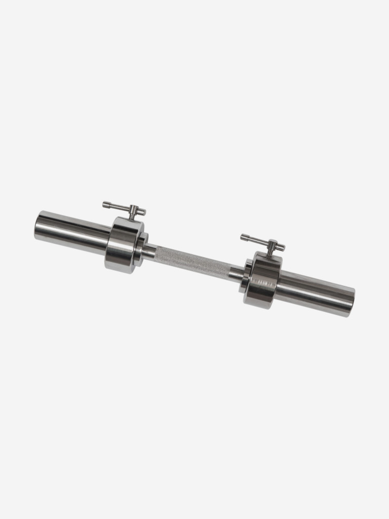Гриф для гантели хромированный BARBELL ATLET 53 см, 51 мм