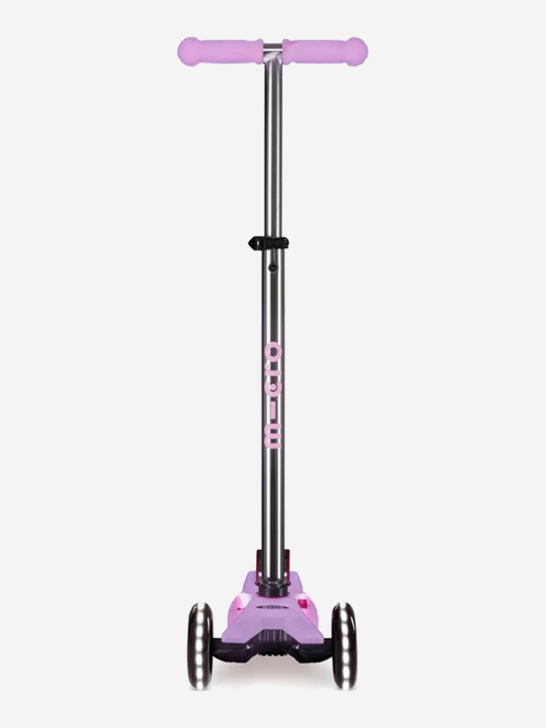 Самокат Micro Maxi Deluxe Glow Plus (Светящийся) Led Яркий Сиреневый 2026
