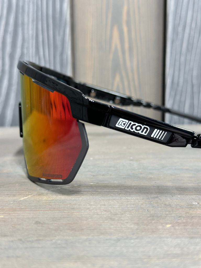 Очки спортивные Scicon AeroWing оправа Black Gloss линза SCNPP Multimirror Red