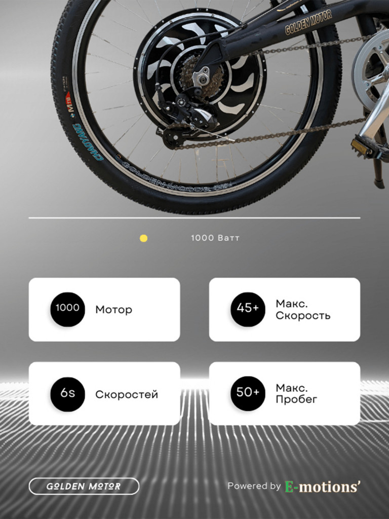 Электровелосипед Golden Motor 1000W