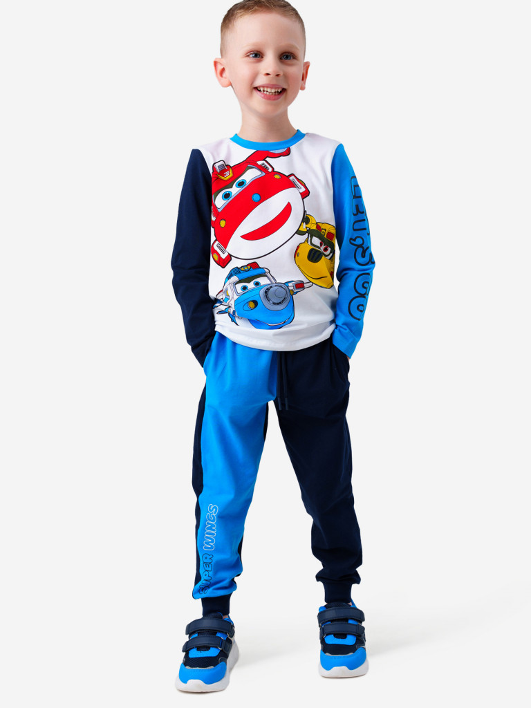 Комплект для мальчика: лонгслив, брюки PlayToday