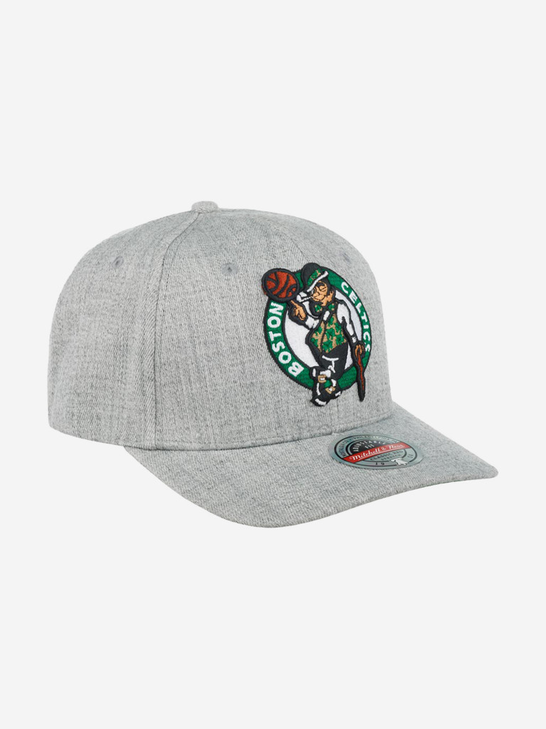Бейсболка MITCHELL NESS HHSS3273-BCEYYPPPGYHT Boston Celtics NBA (серый)