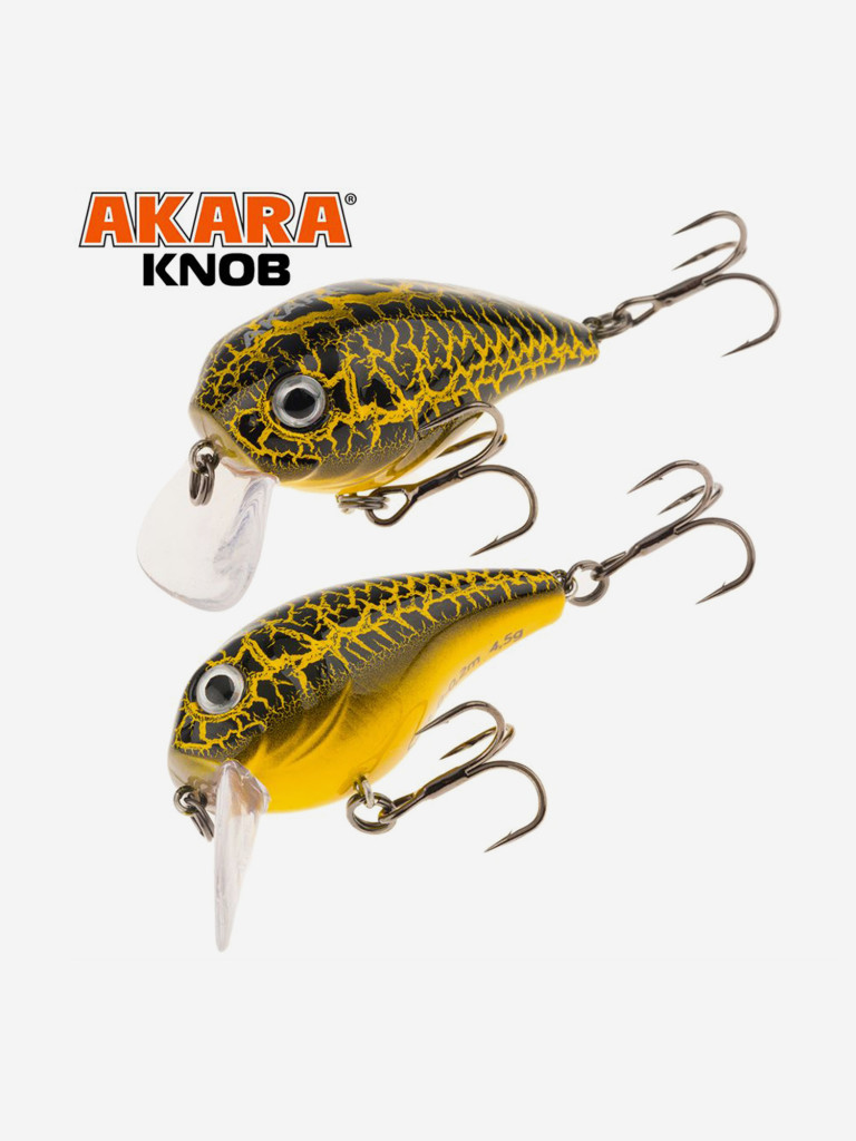 Воблер Akara Knob 38F кренк плавающий на голавля, язя, форель 4,5гр A-199