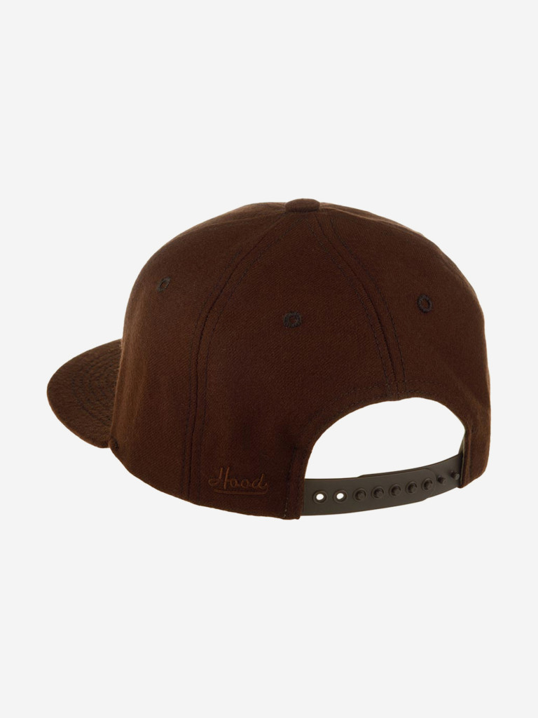 Бейсболка с прямым козырьком HOOD 100-MWL001-CA003-ST Beverly Hills, CA (коричневый)