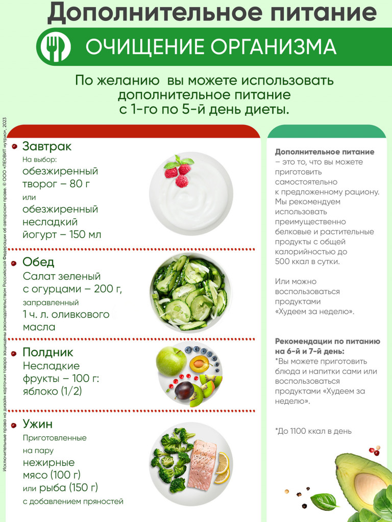 Комплекс питания ЛЕОВИТ Худеем за неделю Очищение организма. Кейс Белый  цвет — купить за 1200 руб. со скидкой 17 %, отзывы в интернет-магазине  Спортмастер