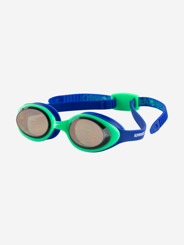 Очки для плавания детские Speedo Illusion фиолетовый/зеленый цвет — купить за 2799 руб., отзывы в интернет-магазине Спортмастер