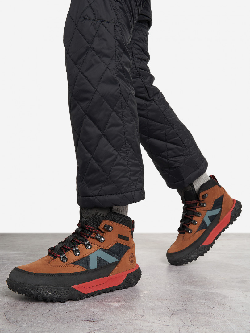 Ботинки для мальчиков Timberland Greenstride Motion 6 Mid FL Wp Коричневый 10799₽