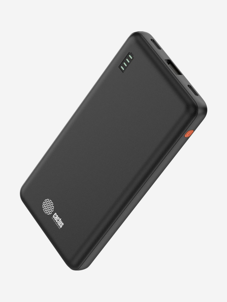 Внешний аккумулятор Cactus CS-PBFSAA-10000, 10000мAч, черный