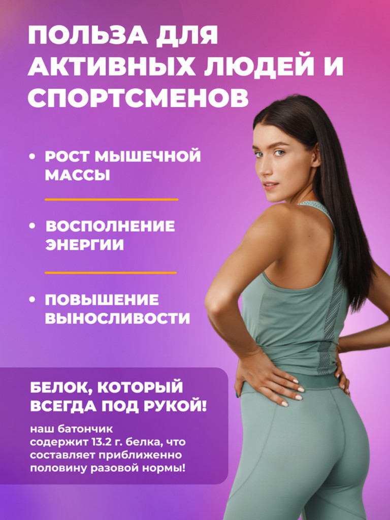 Протеиновые батончики без сахара набор 16шт Клубника-киви