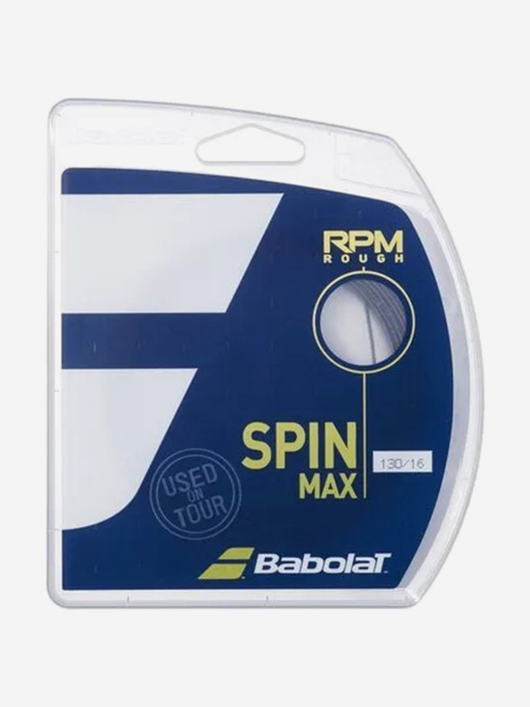 Струна теннисная моноволокно Babolat RPM ROUGH 12M, темно-серый (115), 130