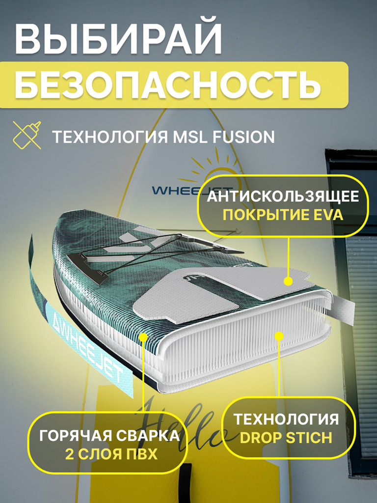 SUP-доска WheeJet Summer Line Aloha 320x81x15