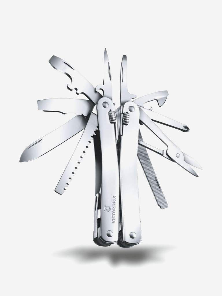 Мультиинструмент складной Victorinox SwissTool Spirit X, 105 мм, 26 функций, чехол