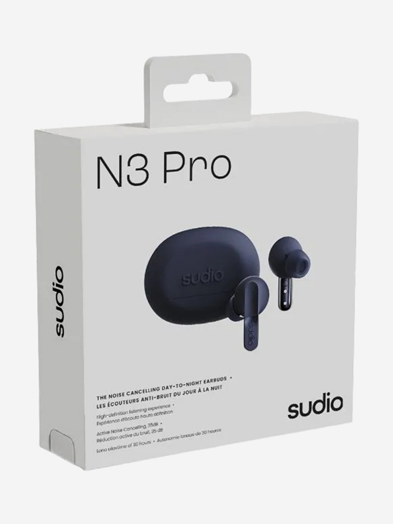 Беспроводные наушники Sudio N3 Pro In-Ear TWS Headphone с активным шумоподавлением, цвет: синий