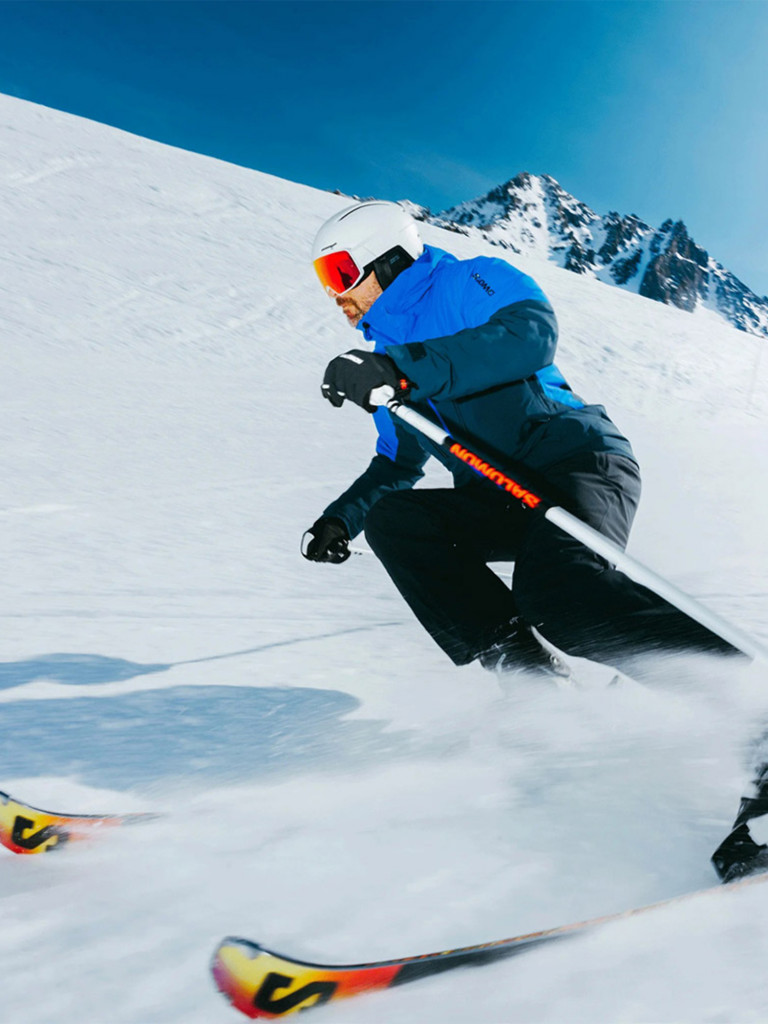 Горнолыжный шлем с визором Salomon Driver Prime Sigma Photo MIPS Белый Cat. 1-3