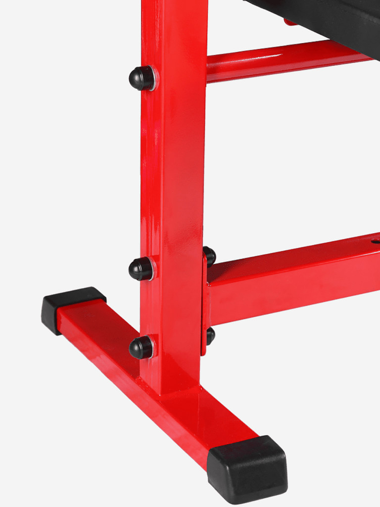 Складная скамья для жима Sportlim Альфа Черно-красная