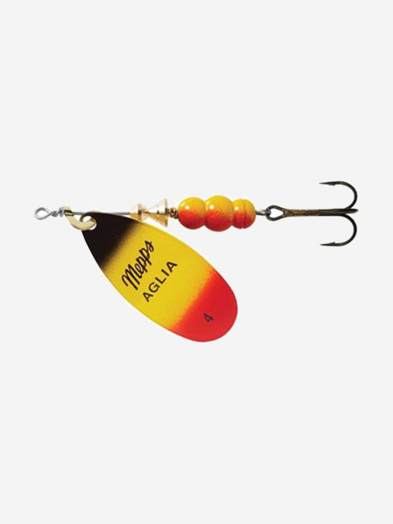 Блесна для рыбалки вертушка Mepps AGLIA FLUO, 4. Furia, 1 штука